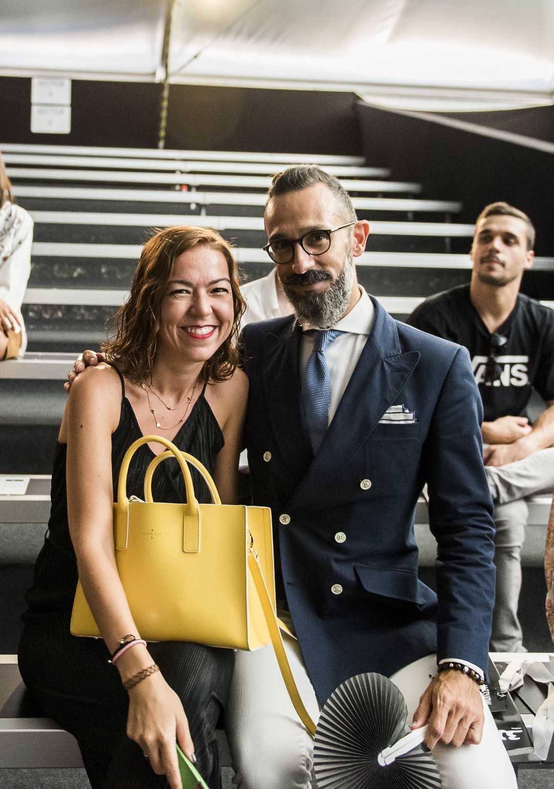 Lucas Balboa influencers en front row pasarela